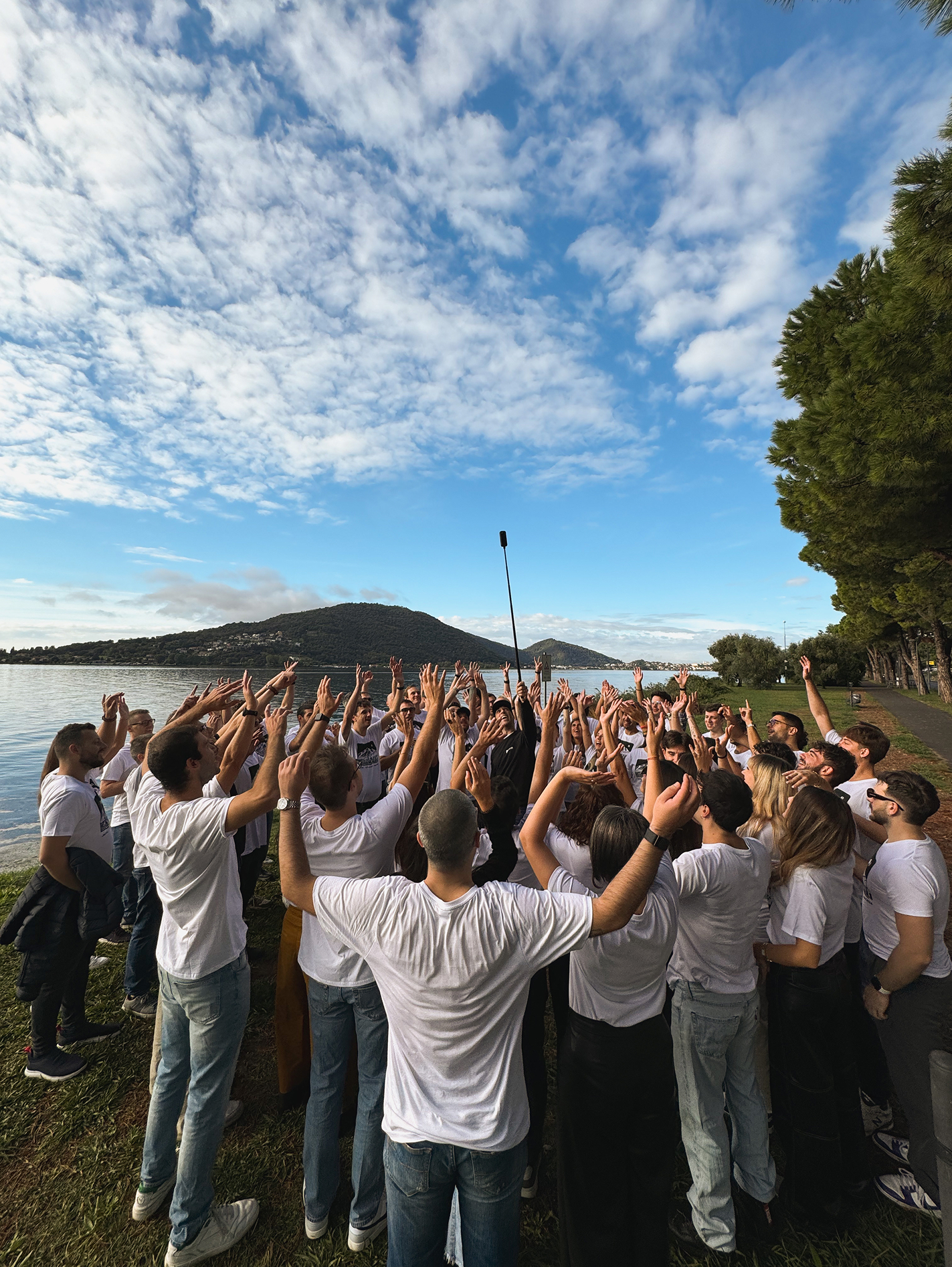 Momento informale di un offsite aziendale